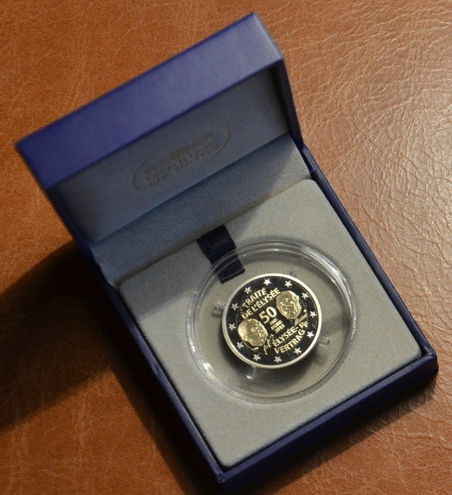 2 Euro Francúzsko 2013 - 50 rokov Elizejskej zmluvy  (Proof)