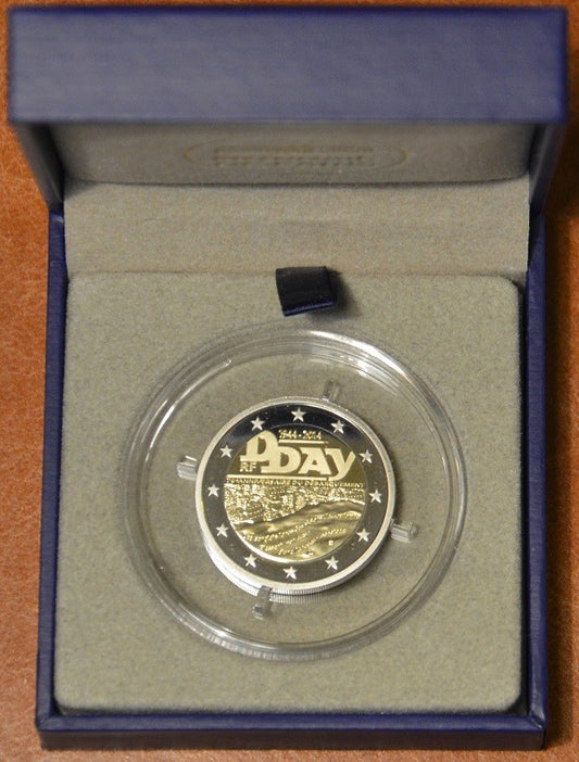 2 Euro Francúzsko 2014 - 70. výročie dňa "D" (Proof)