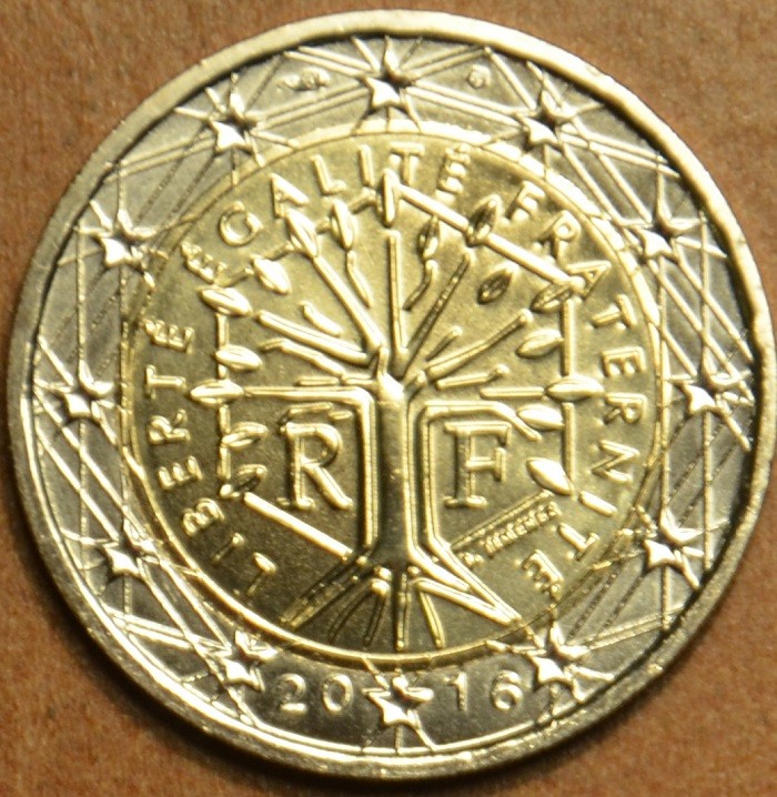 2 Euro Francúzsko 2016 (UNC)