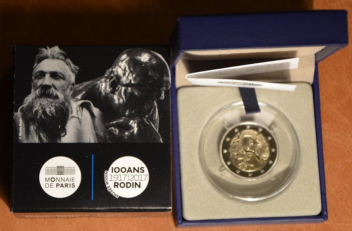 2 Euro Francúzsko 2017 - Auguste Rodin (Proof)