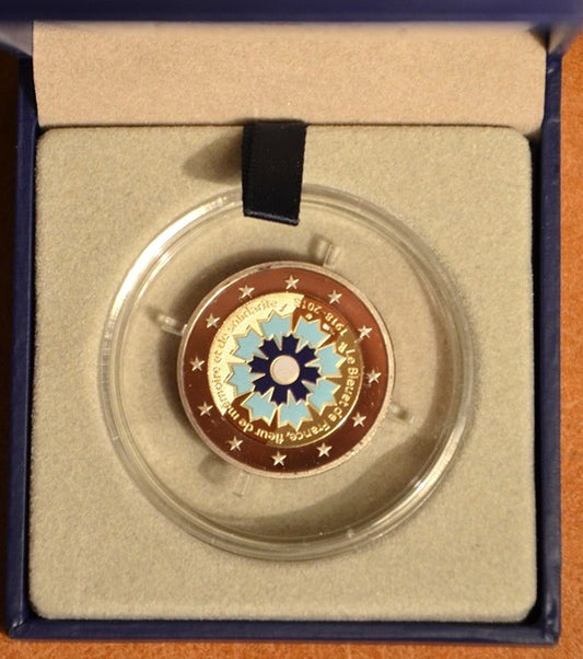 2 Euro Francúzsko 2018 - Bleuet de France (francúzska nevädza) (Proof)