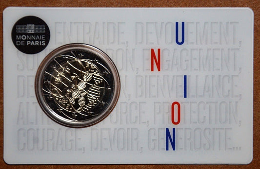 2 Euro Francúzsko 2020 - Zdravotný výskum: Union (BU karta)
