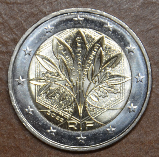 2 Euro Francúzsko 2022 nový design (UNC)