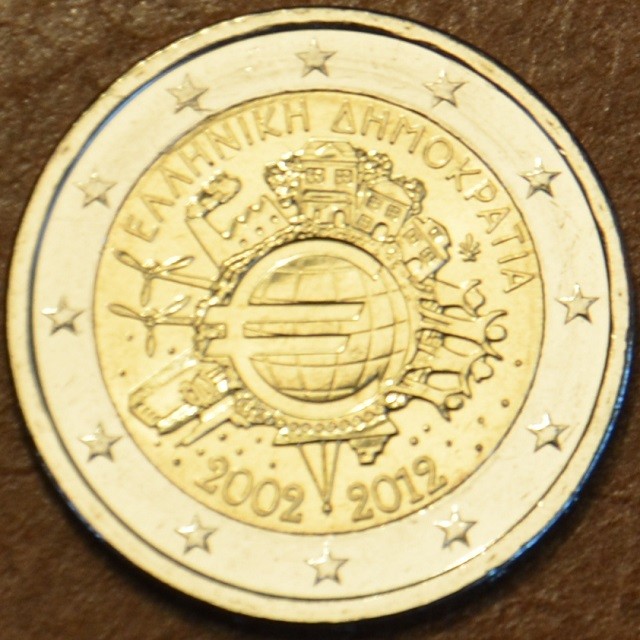 2 Euro Grécko 2012 - 10. výročia vzniku Eura (UNC)