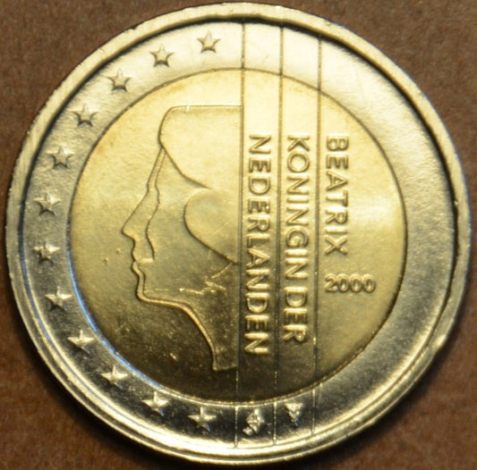 2 Euro Holandsko 2000 - Kráľovná Beatrix (UNC)