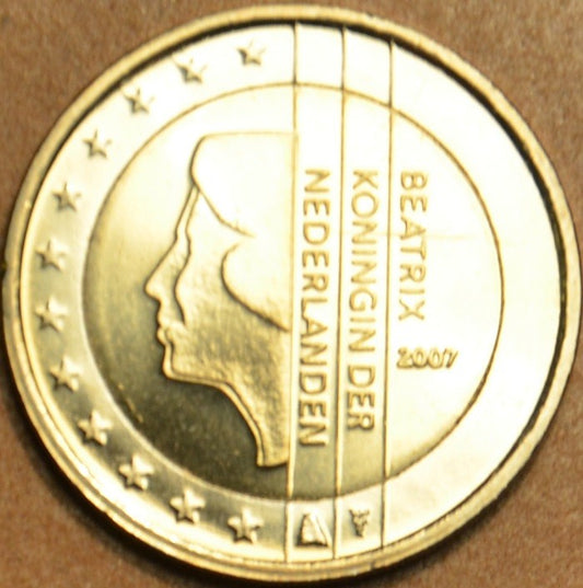2 Euro Holandsko 2007 - Kráľovná Beatrix (UNC)