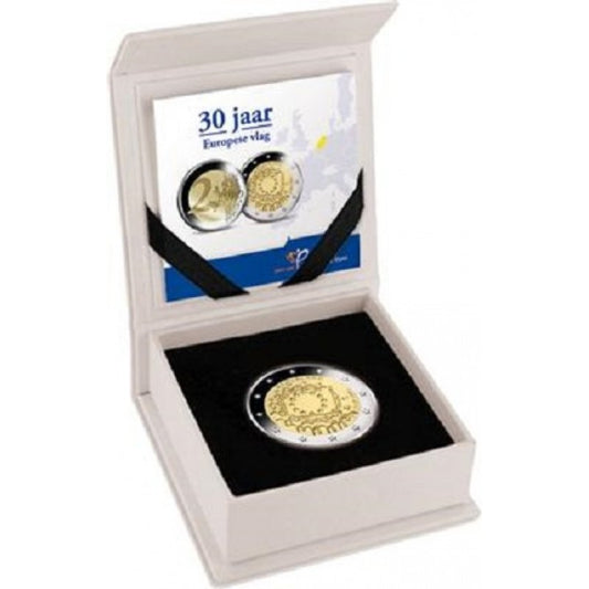 2 Euro Holandsko 2015 - 30 rokov Europskej vlajky  (Proof)