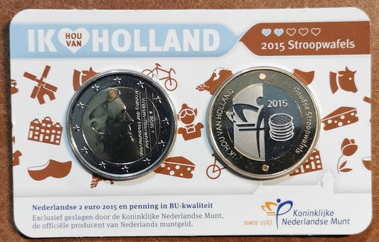 2 Euro Holandsko 2015 - Holland coin fair (BU)