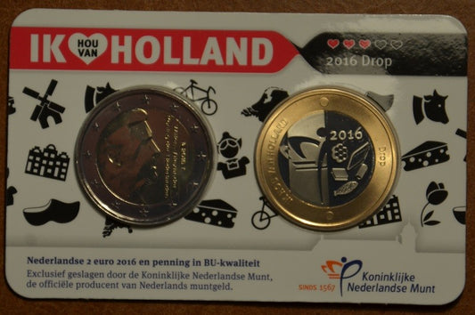 2 Euro Holandsko 2016 - Holland coin fair (BU)