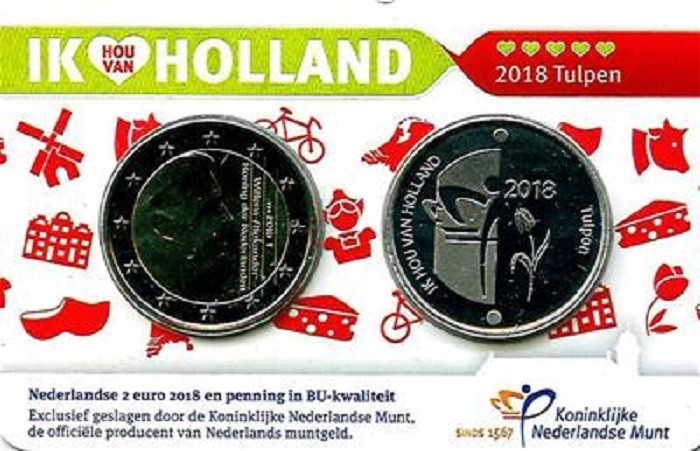 2 Euro Holandsko 2018 - Holland coin fair (BU)