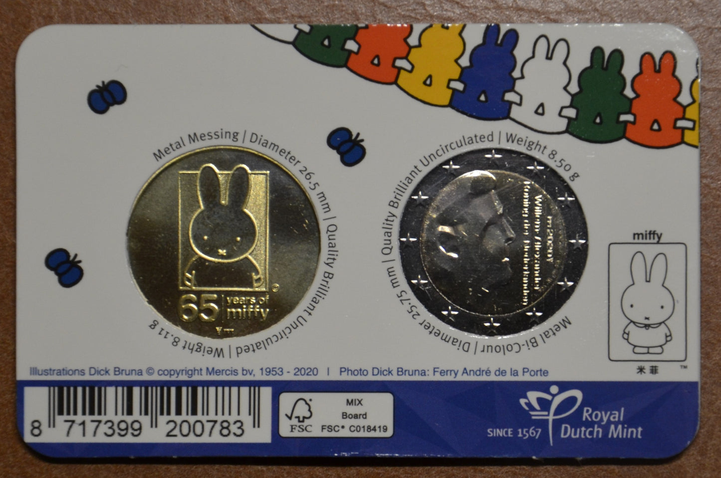 2 Euro Holandsko 2020 - Dick Bruna (BU)