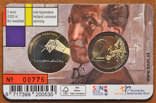 2 Euro Holandsko 2020 - Holland coin fair (BU)