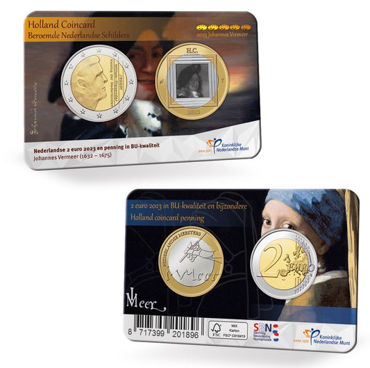 2 Euro Holandsko 2023 - Holland coin fair - Vermeer (BU)