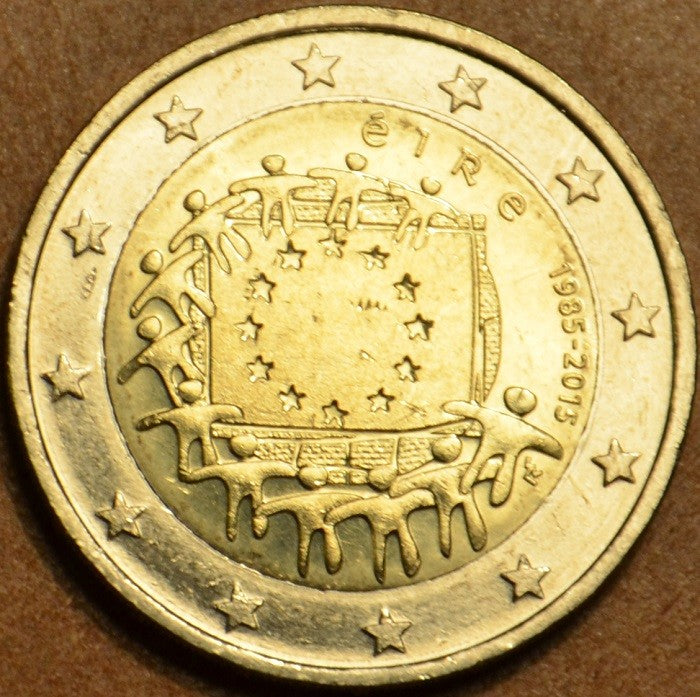 2 Euro Írsko 2015 - 30 rokov Europskej vlajky  (UNC)
