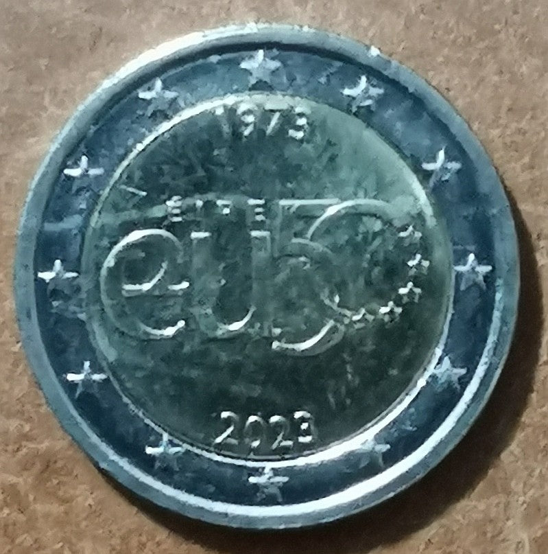 2 Euro Írsko 2023 - 50. výročie členstva v EU (UNC)