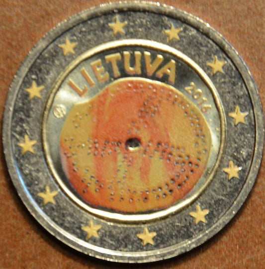 2 Euro Litva 2016 - Baltická kultúra (farebná UNC)