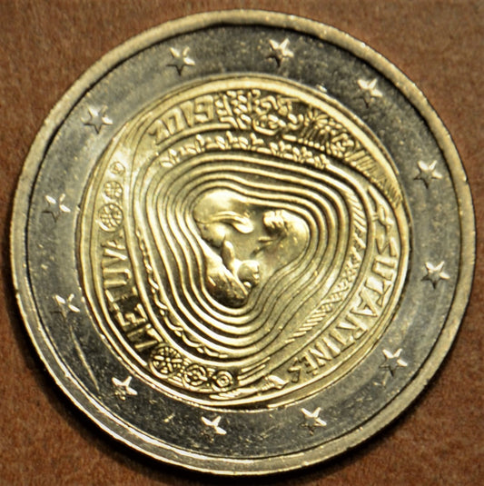 2 Euro Litva 2019 - SUTARTINĖS - litovské piesne (UNC)