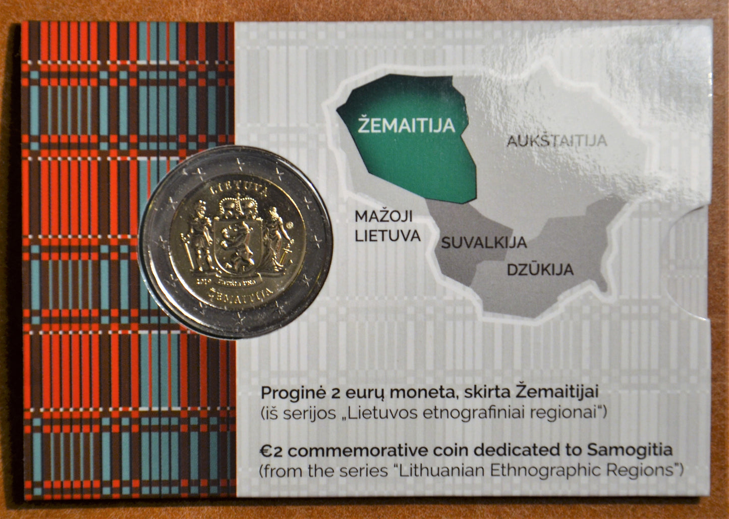 2 Euro Litva 2019 - ZEMAITIJA (BU)