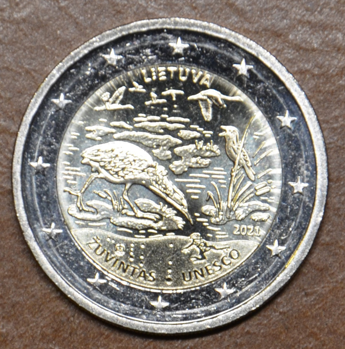 2 Euro Litva 2021 - Žuvintas (UNC)