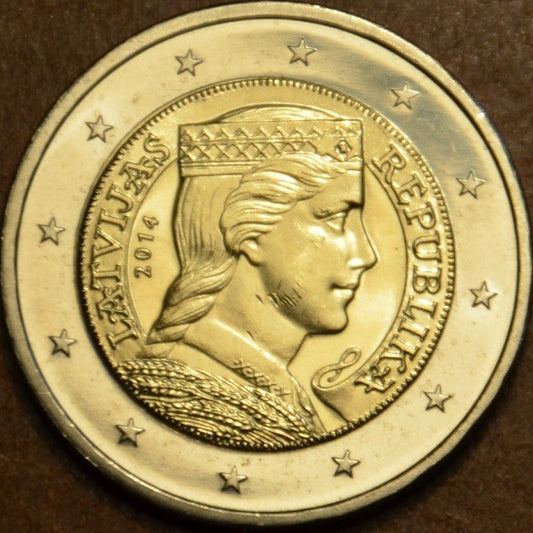 2 Euro Lotyšsko 2014 (UNC)