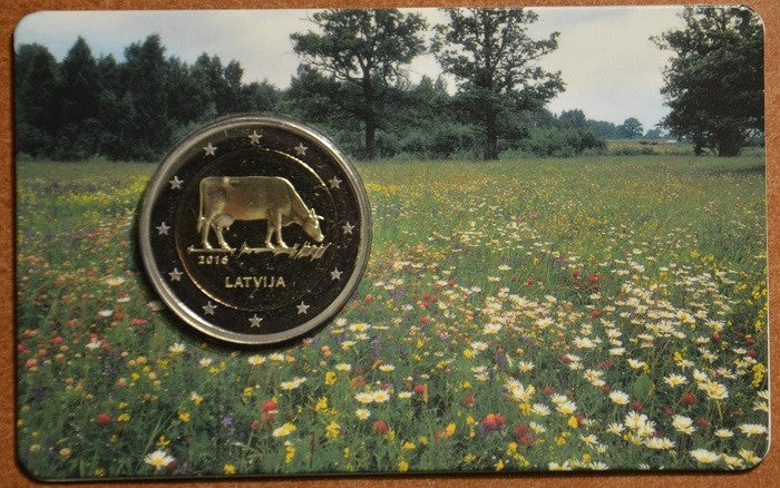 2 Euro Lotyšsko 2016 - Lotyšský poľnohospodársky priemysel (BU karta)