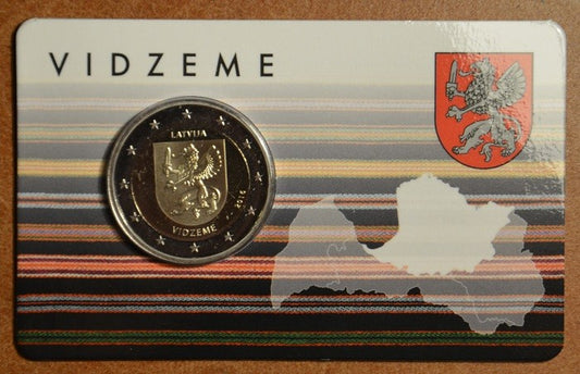 2 Euro Lotyšsko 2016 - Región Vidzeme (BU)