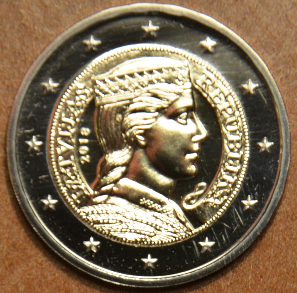 2 Euro Lotyšsko 2018 (UNC)