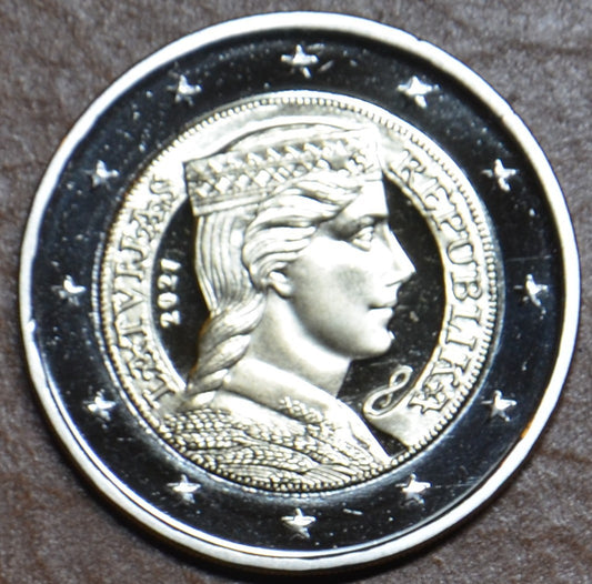 2 Euro Lotyšsko 2021 (UNC)