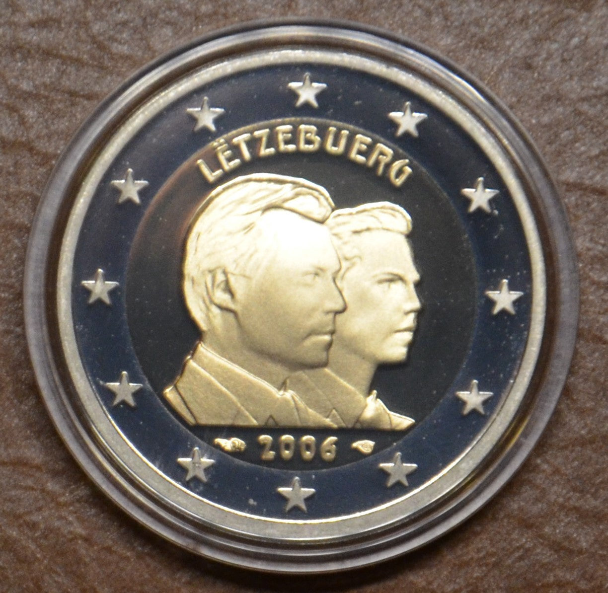 2 Euro Luxembursko 2006 - 25. narodeniny veľkovojvodu Guillauma (Proof)