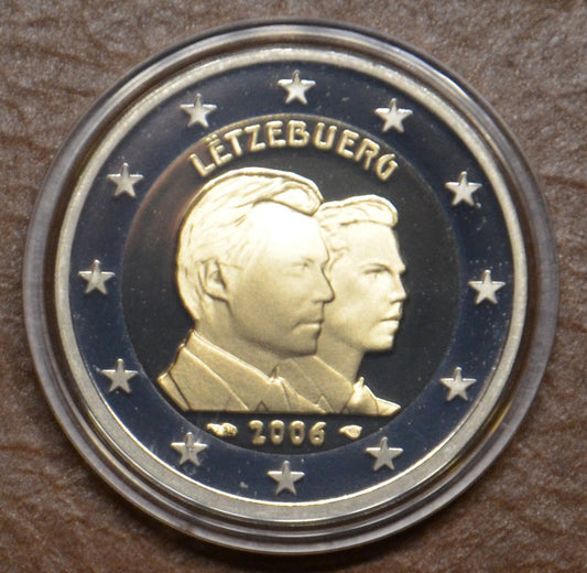 2 Euro Luxembursko 2006 - 25. narodeniny veľkovojvodu Guillauma (Proof)