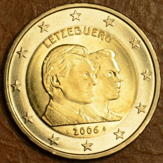 2 Euro Luxembursko 2006 - 25. narodeniny veľkovojvodu Guillauma (UNC)