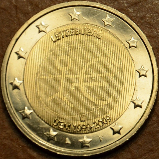 2 Euro Luxembursko 2009 - 10. výročie hospodárskej a menovej únie  (UNC)