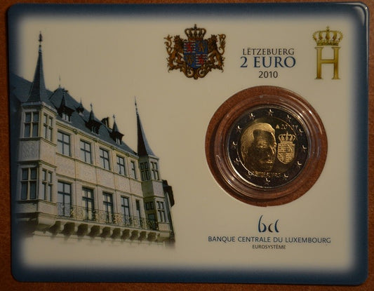 2 Euro Luxembursko 2010 - Erb veľkovojvodu Henriho (BU)