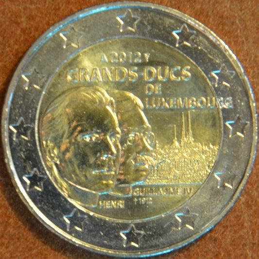 2 Euro Luxembursko 2012 - 100. výročie úmrtia Viliama IV.  (UNC)