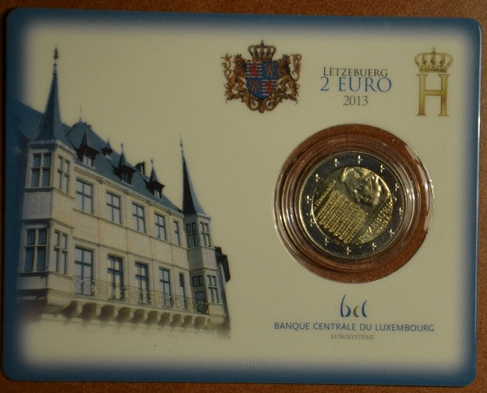 2 Euro Luxembursko 2013 - Národná hymna (BU karta)