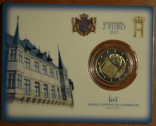 2 Euro Luxembursko 2013 - Národná hymna (BU karta)