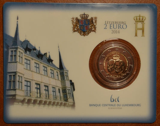 2 Euro Luxembursko 2014 - 50. výročie nastúpenia Jeana Luxemburského na trón (BU)