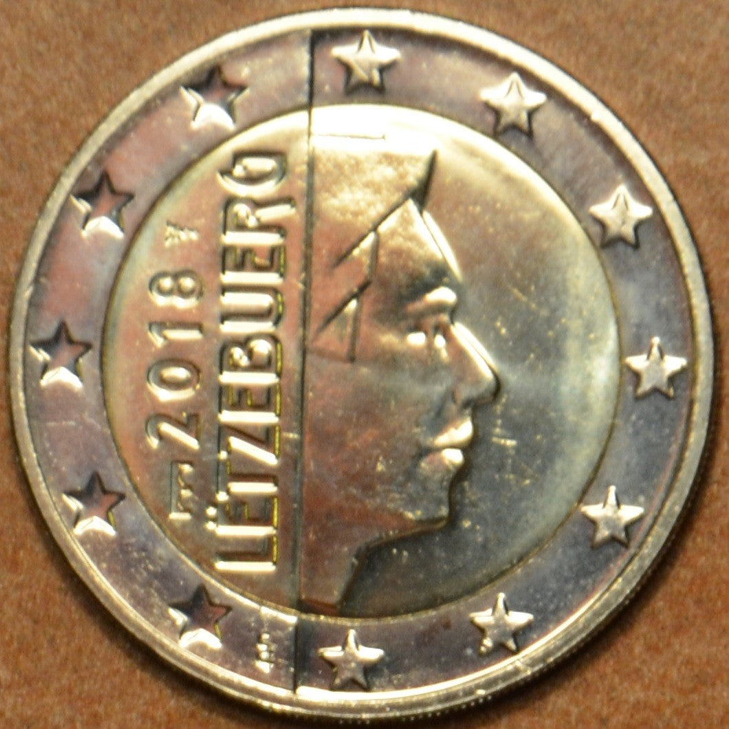 2 Euro Luxembursko 2018 so značkou "most" (UNC)