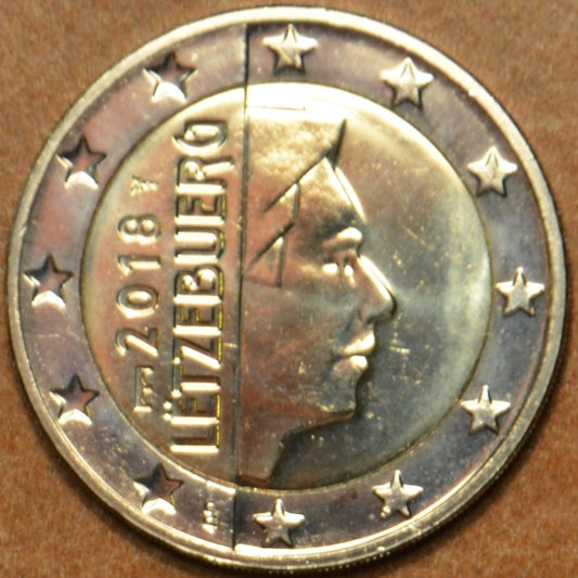 2 Euro Luxembursko 2018 so značkou "most" (UNC)