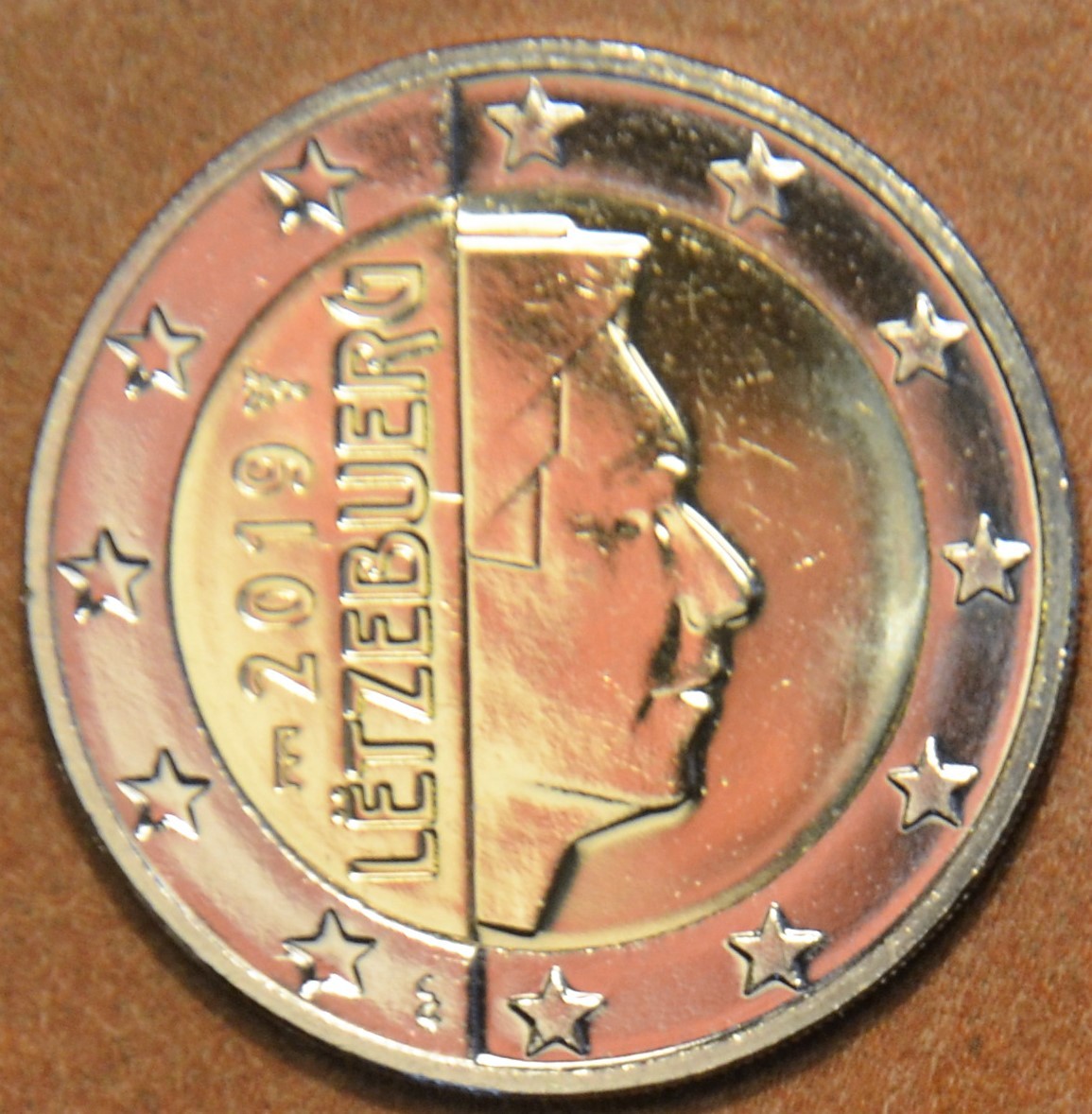 2 Euro Luxembursko 2019 so značkou "most" (UNC)