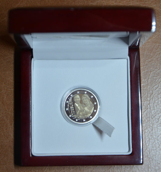2 Euro Luxembursko 2020 - Narodenie princa Charlesa verzia foto/most (Proof)