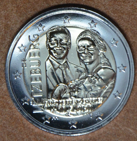 2 Euro Luxembursko 2020 - Narodenie princa Charlesa verzia relief/most (UNC)
