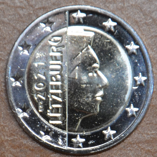 2 Euro Luxembursko 2021 so značkou "most" (UNC)
