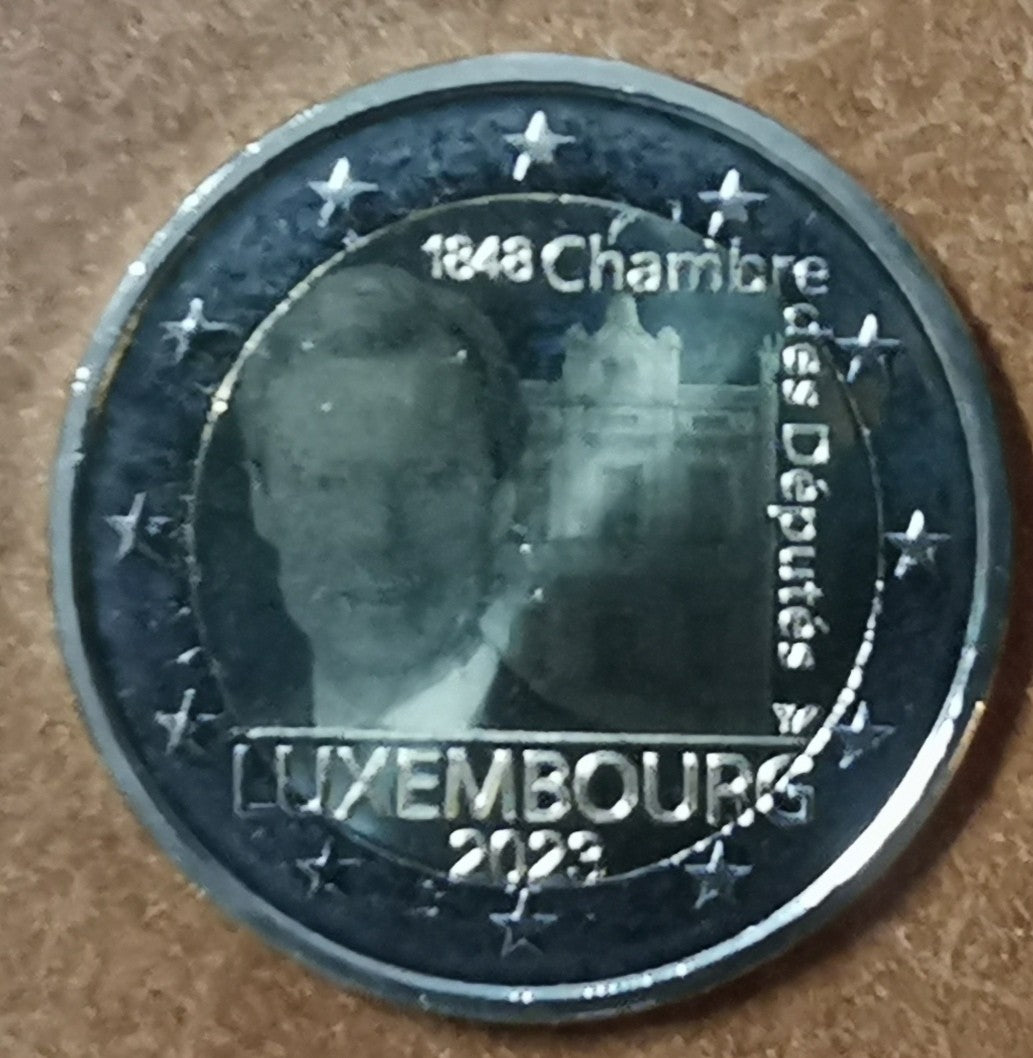2 Euro Luxembursko 2023 - 175. výročie vzniku Poslaneckej snemovne (foto verzia BU)