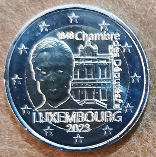 2 Euro Luxembursko 2023 - 175. výročie vzniku Poslaneckej snemovne (UNC)