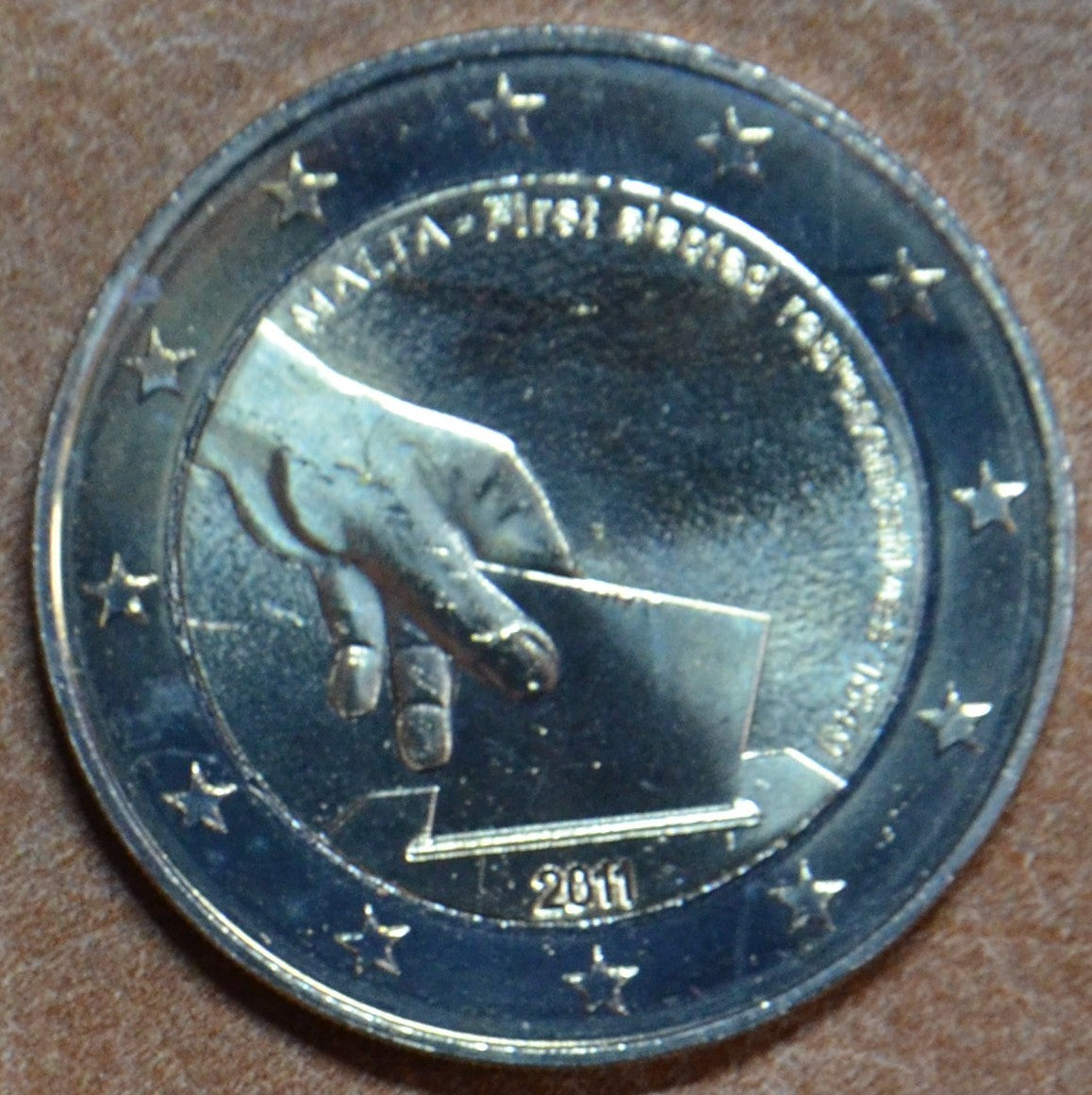 2 Euro Malta 2011 - História Malty: Prvé voľby v 1849 (UNC)