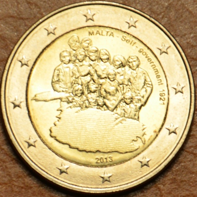 2 Euro Malta 2013 - Samostatnosť: vlastná vláda od 1921 (UNC)