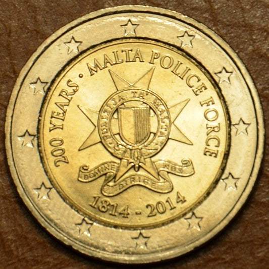 2 Euro Malta 2014 - 200 rokov Maltskej polície (UNC)