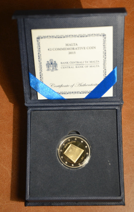 2 Euro Malta 2015 - Republika 1974 (Proof)