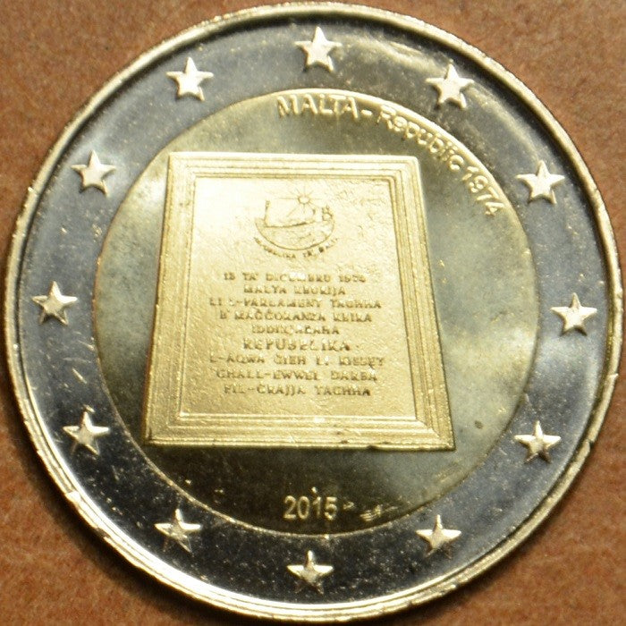 2 Euro Malta 2015 - Republika 1974 (UNC)